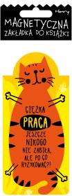 Opakowanie Zakładka magnetyczna - Kot praca