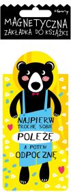 Opakowanie Zakładka magnetyczna - Misiek poleżę