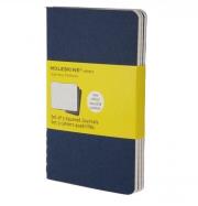 Opakowanie Zestaw 3 zeszytów Cahier Journals 9x14 kratka gran