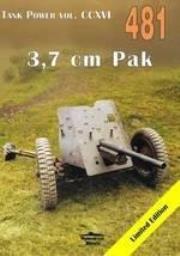 3,7 cm Pak. Tank Power vol. CCXVI 481. Autor: Janusz Ledwoch. Dadada.pl Okładka książki 3,7 cm Pak. Tank Power vol. CCXVI 481