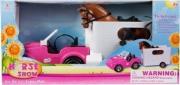 Opakowanie Auto dla lalek z przyczepą dla konia