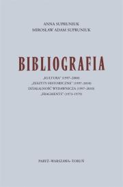 Okładka książki Bibliografia 'Kultura' (1997-2000)