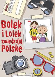 Bolek i Lolek zwiedzają Polskę. Autor: Zuzanna Kiełbasińska. Dadada.pl Okładka książki Bolek i Lolek zwiedzają Polskę