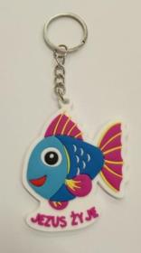 Opakowanie Brelok gumowy - rybka - Jezus żyje