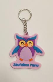 Opakowanie Brelok gumowy - sowa - Zaufałem Panu