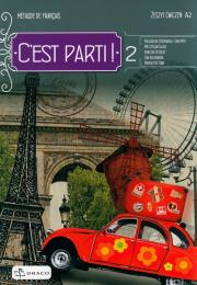 C'est parti! 2 zeszyt ćwiczeń DRACO. Autor: Opracowanie zbiorowe. Dadada.pl Okładka książki C'est parti! 2 zeszyt ćwiczeń DRACO