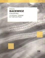 Okładka książki Concertino na skrzypce i fortepian