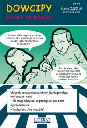 Okładka książki Dowcipy Nr 74 Szkoła na wesoło
