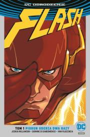 Flash T.1 Piorun uderza dwa razy (srebrna). Autor: Joshua Williamson, Carmine DiGiandomenico, Plascencia Ivan. Dadada.pl Okładka książki Flash T.1 Piorun uderza dwa razy (srebrna)