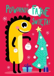 Opakowanie Karnet B6 Boże Narodzenie - Potworek