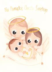 Okładka książki Karnet B6 Chrzest aniołki 2