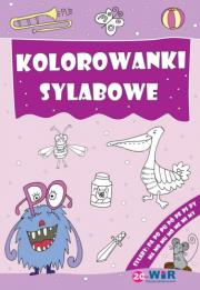 Okładka książki Kolorowanki sylabowe - Sylaby ze spółgłoskami P i M