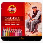 Opakowanie KREDKI KOH-I-NOOR MONDELUZ 3726 48 KOLORÓW OPAKOWANIE METALOWE