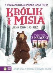 Królik i misia Pakiet (3 tytuły). Autor: Julian Gough, Jim Field. Dadada.pl Okładka książki Królik i misia Pakiet (3 tytuły)