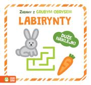 Okładka książki LABIRYNTY ZABAWY Z GRUBYM OBRYSEM
