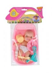 Opakowanie Lalka bobas 18cm w wanience