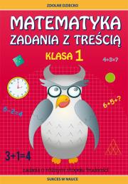 Okładka książki Matematyka Zadania z treścią Klasa 1