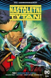 Nastoletni Tytani T.1 Damian wie lepiej (srebrna). Autor: Percy Benjamin, Pham Khoi, Meyers Jonboy, Neves Diógenes. Dadada.pl Okładka książki Nastoletni Tytani T.1 Damian wie lepiej (srebrna)