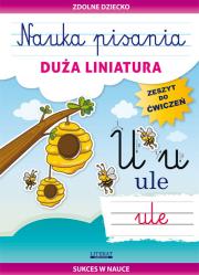 Nauka pisania Duża liniatura. Autor: Guzowska Beata. Dadada.pl Okładka książki Nauka pisania Duża liniatura