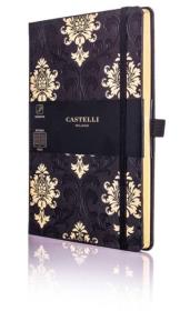 Opakowanie Notatnik 13x21cm linia Castelli Baroque Gold