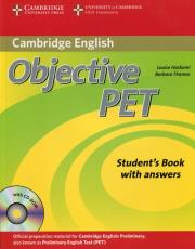 Okładka książki Objective PET Student's Book with answers z CD-ROM