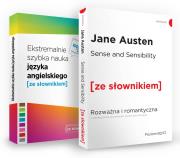 Pakiet Sense and Sensibility i Ekstremalnie szybka nauka języka angielskiego. Autor: Opracowanie zbiorowe. Dadada.pl Okładka książki Pakiet Sense and Sensibility i Ekstremalnie szybka nauka języka angielskiego