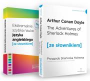 Okładka książki Pakiet The Adventures of Sherlock Holmes i Ekstremalnie szybka nauka języka angielskiego