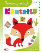 Pierwszy zeszyt Kształty. Autor: Jolanta Czarnecka. Dadada.pl Okładka książki Pierwszy zeszyt Kształty