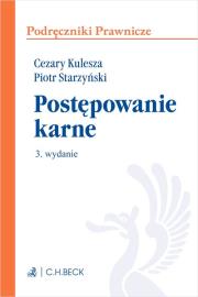 Okładka książki Postępowanie karne