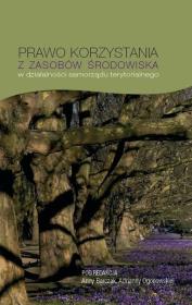 Opakowanie Prawo korzystania z zasobów środowiska w działalności samorządu terytorialnego