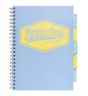 Opakowanie Project Book Pastel A4 kratka niebieski(3szt)PUKKA