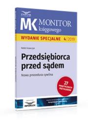 Okładka książki Przedsiębiorca przed sądem Nowa procedura cywilna