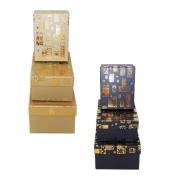 Opakowanie Pudełko kwadrat Hot Stamp Presents Czerwony S