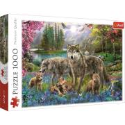 Puzzle 1000 Wilcza rodzina TREFL. Wydawca: Trefl. Dadada.pl Opakowanie Puzzle 1000 Wilcza rodzina TREFL