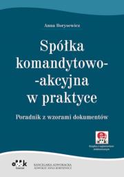 Okładka książki Spółka komandytowo-akcyjna w praktyce