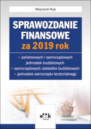 Sprawozdanie finansowe za 2019 rok / JBK1358. Autor: Rup Wojciech. Dadada.pl Okładka książki Sprawozdanie finansowe za 2019 rok / JBK1358