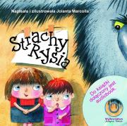 Strachy Rysia + CD / Jedyna Takie. Autor: Jolanta Marcolla. Dadada.pl Okładka książki Strachy Rysia + CD / Jedyna Takie