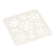 Opakowanie Szablon 52 Płatki śniegu