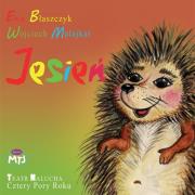 Teatr Malucha Jesień. Autor: Ewa Błaszczyk, czyta Wojciech Malajkat. Dadada.pl Okładka książki Teatr Malucha Jesień