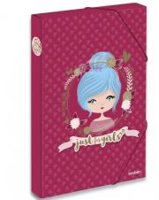 Opakowanie Teczka Box A4 na gumkę Just 4 Girls AM19045