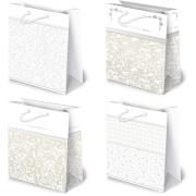 Opakowanie TOREBKI OZDOBNE T10L SET 5 BIAŁE 10 SZTUK