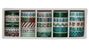 Washi Tape X-mas mix (25szt) NARCISSUS. Wydawca: Narcissus. Dadada.pl Opakowanie Washi Tape X-mas mix (25szt) NARCISSUS