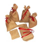 Opakowanie Woreczek jutowy prezentowy 17x25cm 10szt Natura