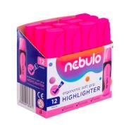 Opakowanie Zakreślacz różowy (12szt) NEBULO