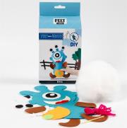 Zestaw filcowy potworek - Spikey niebieski. Wydawca: Creative Company. Dadada.pl Opakowanie Zestaw filcowy potworek - Spikey niebieski