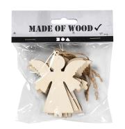 Zestaw ozdób świątecznych Anioł 4szt. Wydawca: Creative Company. Dadada.pl Opakowanie Zestaw ozdób świątecznych Anioł 4szt