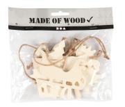 Zestaw ozdób świątecznych drewnianych 7-9cm 6szt. Wydawca: Creative Company. Dadada.pl Opakowanie Zestaw ozdób świątecznych drewnianych 7-9cm 6szt