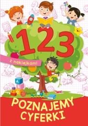 1 2 3 Poznajemy cyferki. Autor: Ewa Stadtmüller. Dadada.pl Okładka książki 1 2 3 Poznajemy cyferki