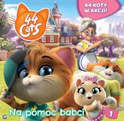Okładka książki 44 koty Książka story 1 Na pomoc babci