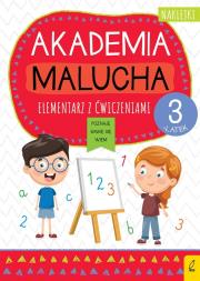 Okładka książki Akademia malucha. Elementarz z ćw. 3-latek